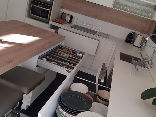 Cuisine Ouverte Chêne & Noir — Photo 2