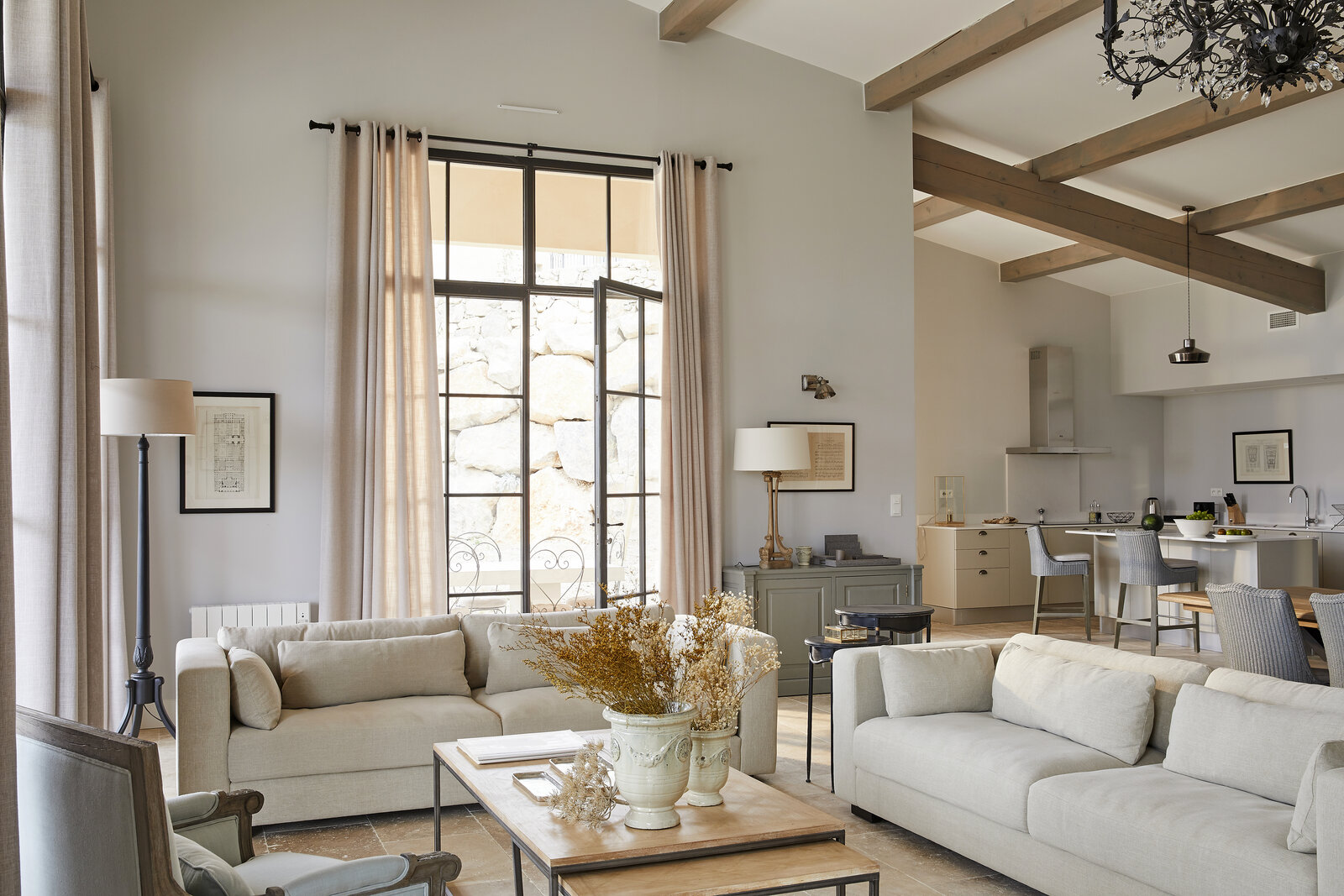Living contemporain sur mesure — Espaces de vie